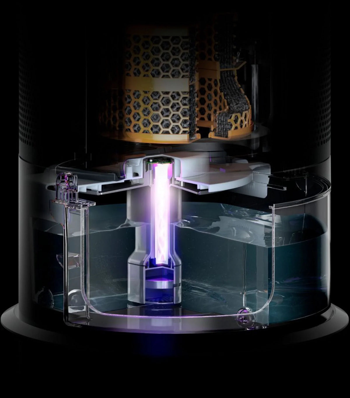 Dyson - PH01 Open Cool Humidify White/silver 275371-02 Pure Box +
