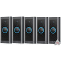 Video Wired HD 1080p Black Doorbell 5x
