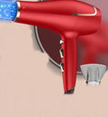 Ionic for and Hair Function Dryer, cold Concentrator air Cool Power 3 and CONFU 2 Shinier hot Button, Settings, High 2300W Dryer, Speed Hair Nozzle(Red) Heat Dryers Results, Shot for Women,