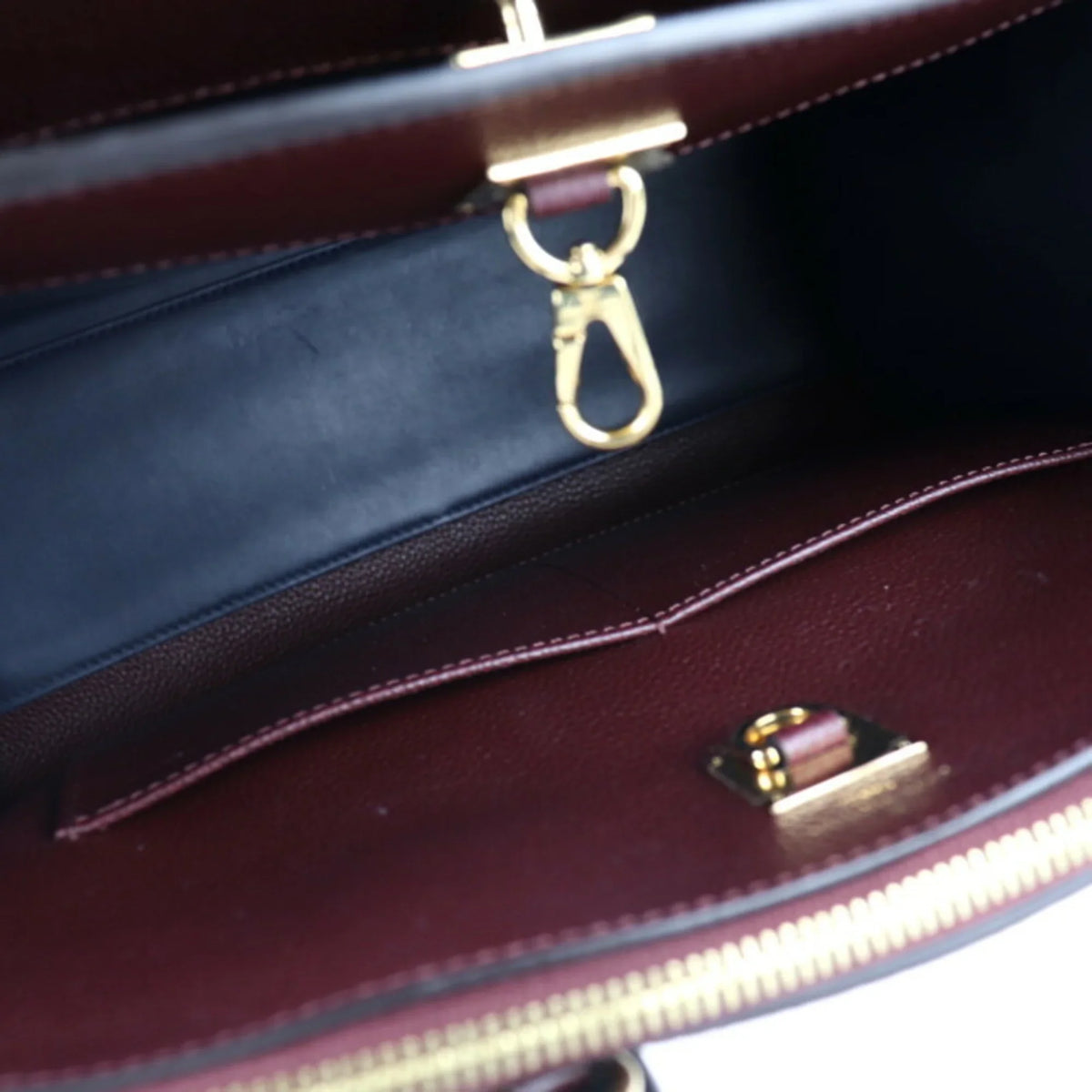 Pre-Owned (Good) Raisin LOUIS Noir 2WAY Louis Handbag Vuitton Steamer  City Shoulder MM Leather Bag VUITTON Tote M54260