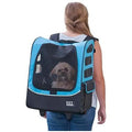 Mesh Tether, For Cats/Dogs, Seat Car Ocean Extra Carrier, Ventilation, Pouch, Traveler Storage Included Telescoping Plus Travel Blue, Large Handle, (PG1280OB)