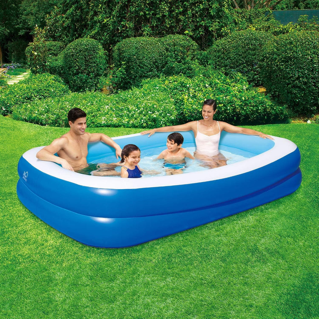 Deep X NT6123 Family Pool Inflatable 69In 103In X 22In W/Cover Rectangular