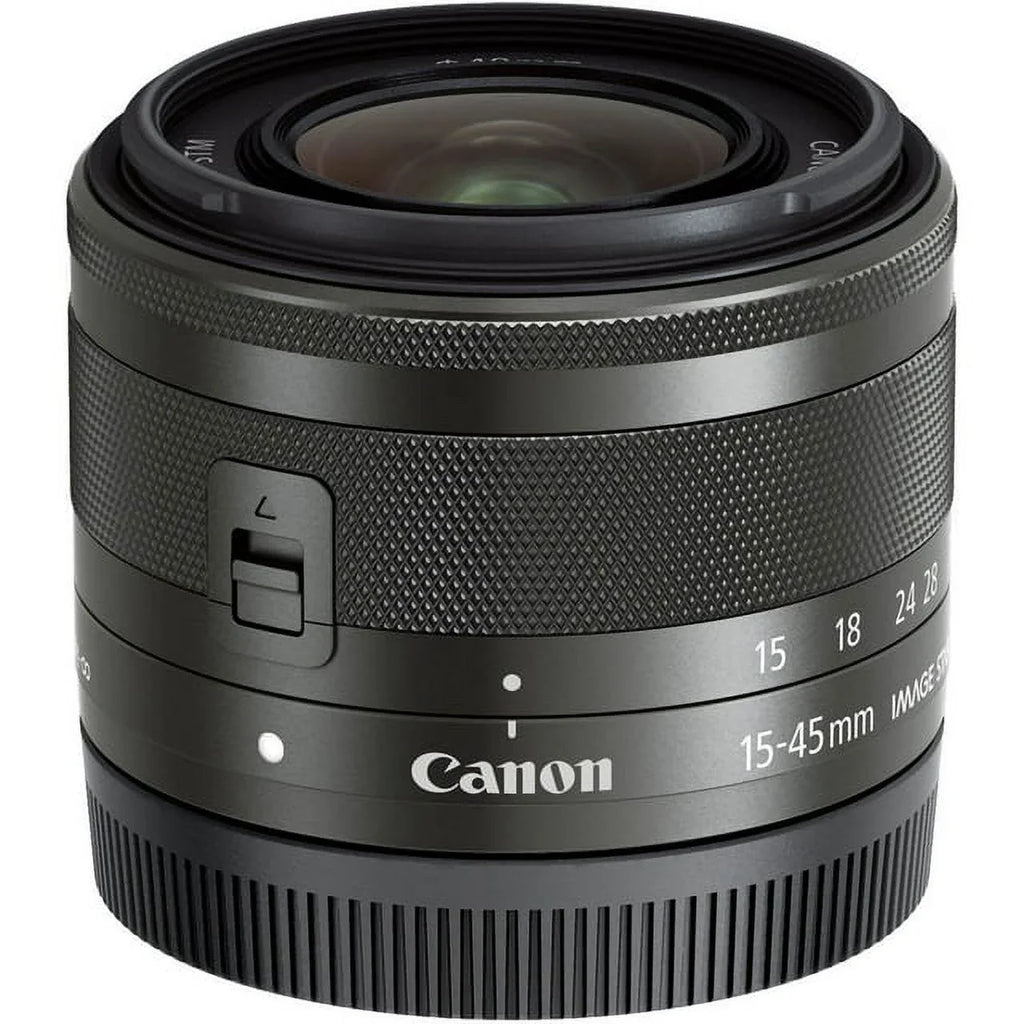 Basic DealExpo - f/3.5-6.3 IS STM Bundle Lens (Graphite) EF-M Canon 15-45mm