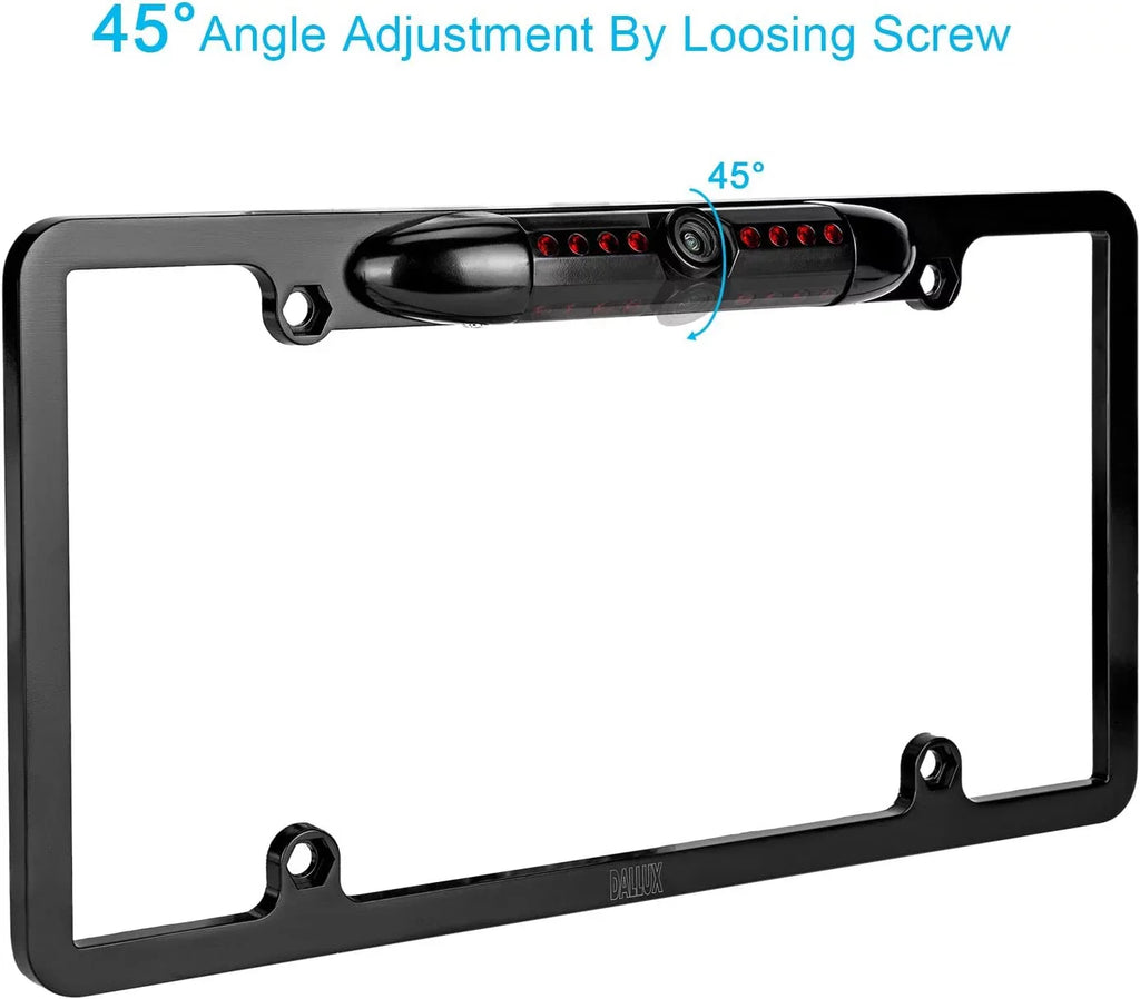 for Backup Frame ILX507 Rearview License ALPINE Black ILX-507 Camera Plate