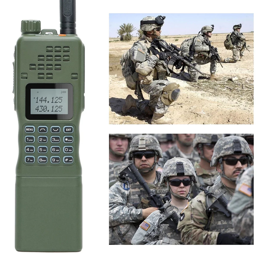 Walkie Bag Antenna,USB Kit and Talkie with Long Rechargeable Two Radio Full mic,18.8 Programming Foldable 10W ABBREE&BaofengAR-152 Charger Range Tactical Way AR-152 Cable Shoulder Cable,AR-152 inch