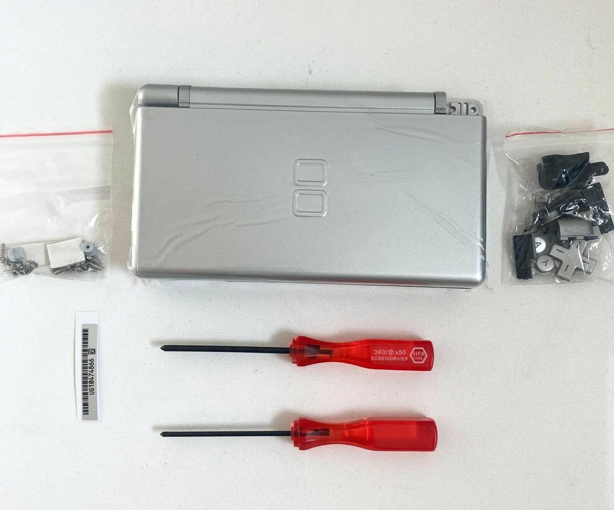 Replacement Nintendo for Housing Silver Glass DS Lens Lite Shell
