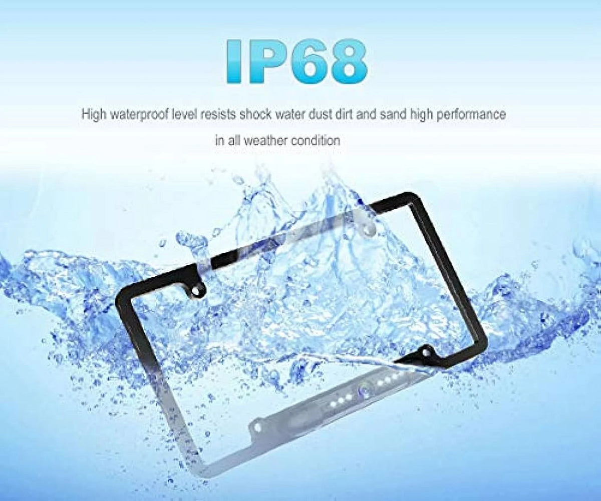 Reversing Angle Camera Rear Universal HD LED Liquidproof Camera, Night Car Backup Viewing Sensitive Plate 170° License 7 Vision Bright High View Camera