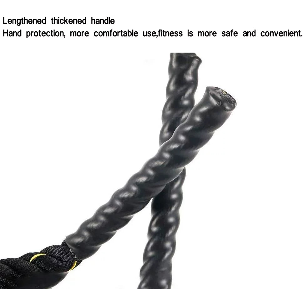 Total Strength Heavy Battle Length, 49.2ft Skipping Workouts Power Improve Rope Rope Workout Muscle Building Mens/ NK Ropes Body for Jump