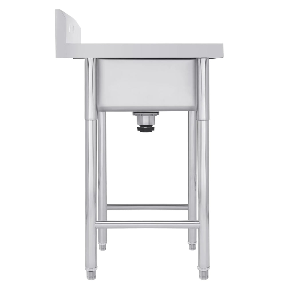 Wilprep Bar for Backsplash Strainer Drainboard Utility Commercial Steel Stainless Sink Kitchen w