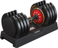 Gym Equipment Adjustable Body Workout with  55lb Dumbbell Adjustable for Home Free Dumbbells, Dumbbell, Full Handle, Fitness Anti-Slip 5-in-1 Soges Weight Workout