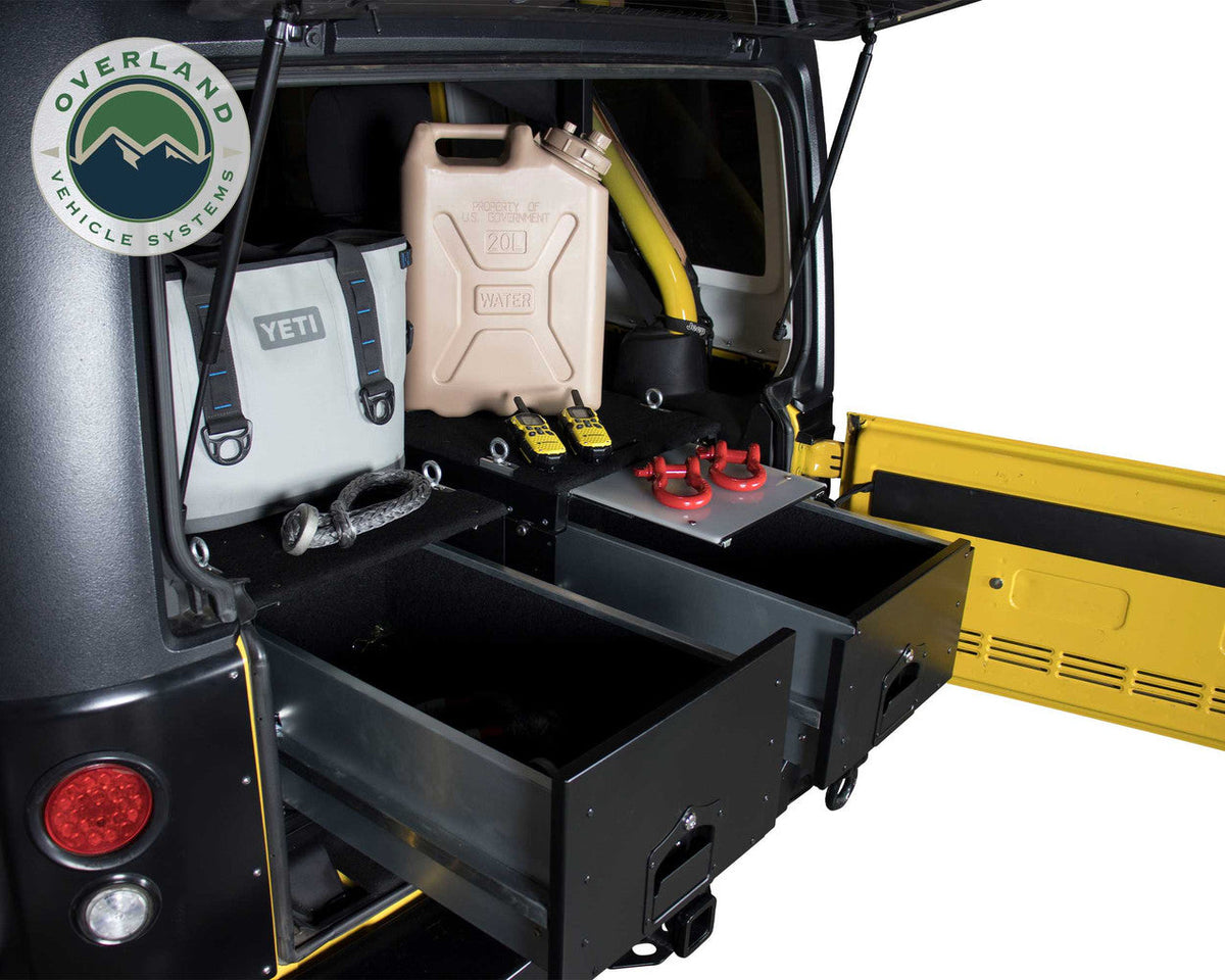 & Working With OVS Station Powder Size Drawer 21010201 Slide Box Out Coat Cargo Black Universal