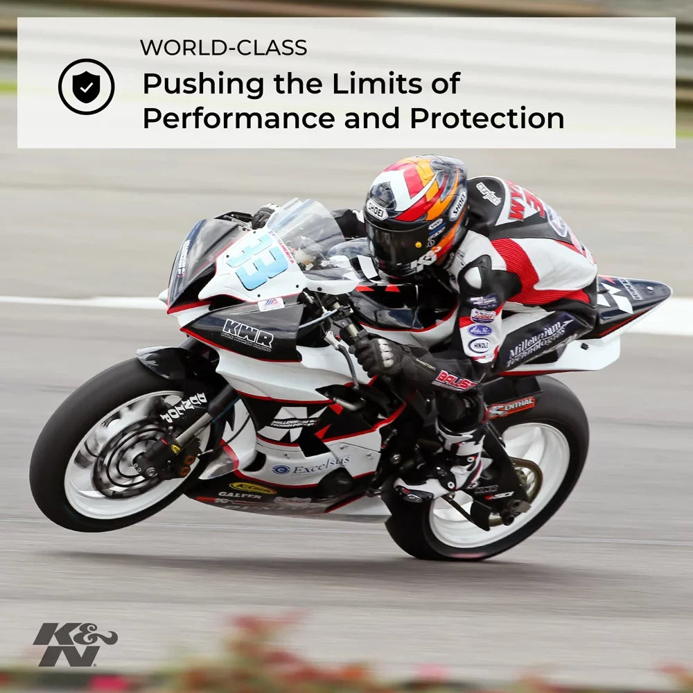 30th ZX-6R, Filter: KRT Filter: K&N Air ZX600) ABS, Premium, KAWASAKI (Ninja ZX-6R High Anniversary, KA-6009 Performance, Powersport Engine Edition, Air 2009-2019