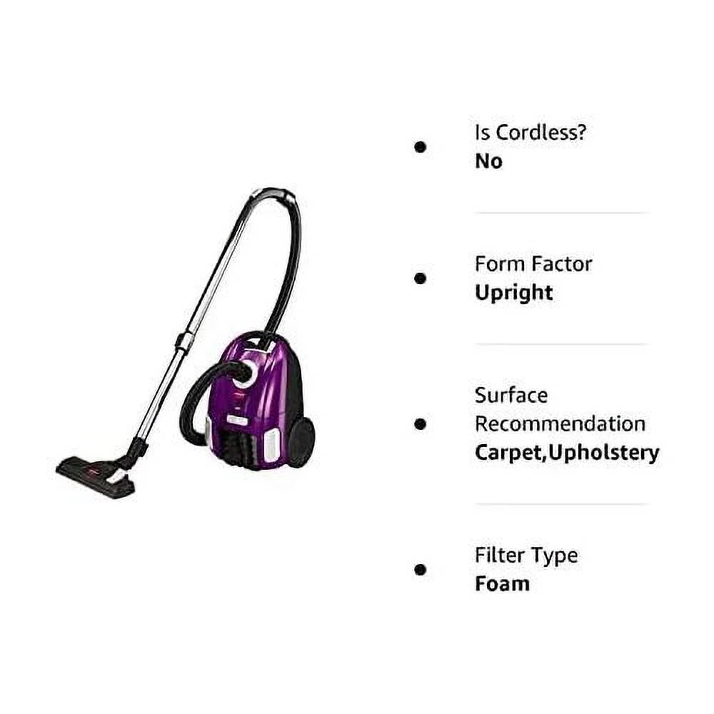 Upright Nozzle, Cleaning Automatic Cord Extra Long Telescoping Canister Cleaner Multi-Surface Powerful Wand, Vacuum With Power Cord Suction Lightweight Rewind & With