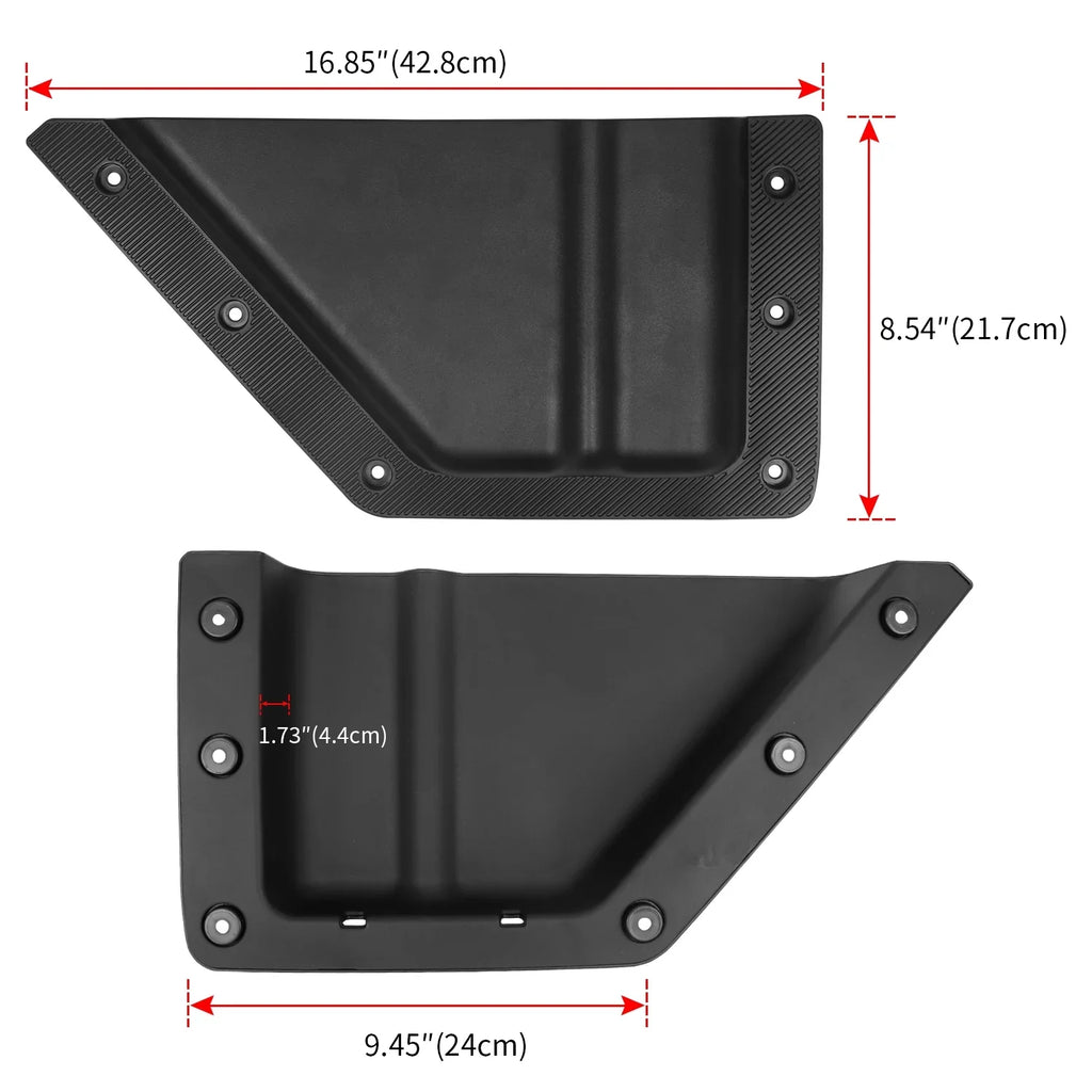 2022 2021 Front Compatible 2/4 Ford Bronco Door with 2Pcs Box doors for Accessories Storage