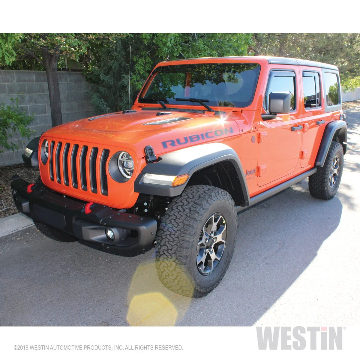 Fits Wrangler 72-51499 JEEP 2018-2019 select: 2021 WRANGLER WRANGLER 18-23 In-Channel SAHARA Wind SPORT, UNLIMITED JEEP UNLIMITED Fits (JL) Deflector Westin