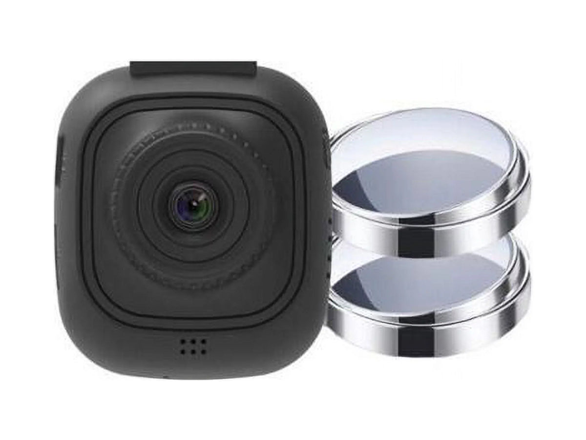 Mirrors Wi-Fi 132 8GB Orbit with and Blind 1080p Cam myGEKOgear Spot Card MicroSD Dash