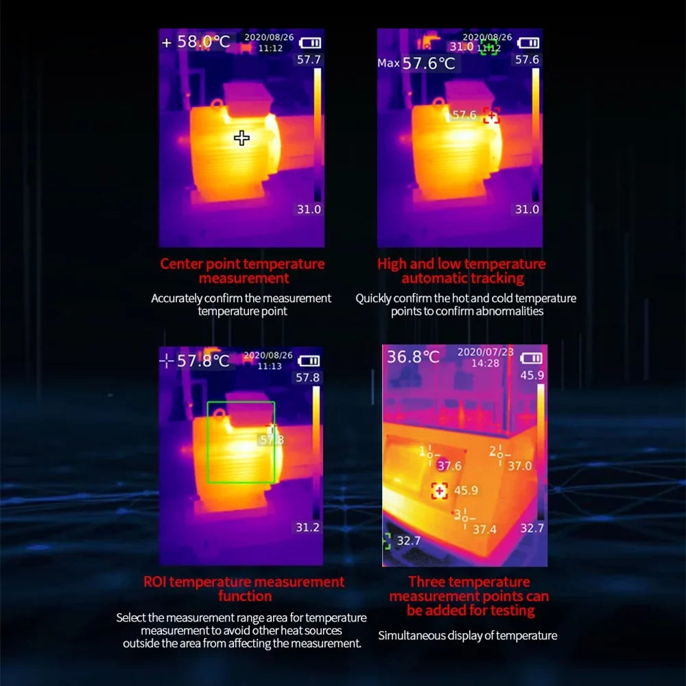 Camera Handheld Thermometer UNI-T Daakro Imager IR Thermal UTi260B Imaging Infrared