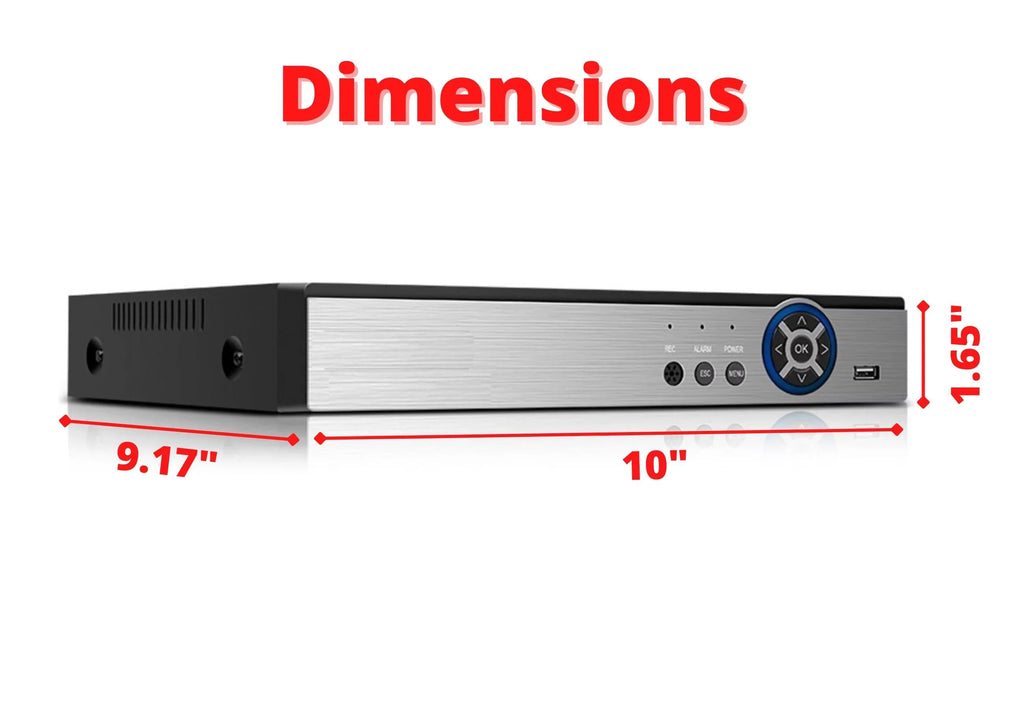 Security H.265 Standalone Video Channel Storage CVI with HD Office 16 2TB CCTV DVR Evertech Digital Recorder Analog TVI AHD Home