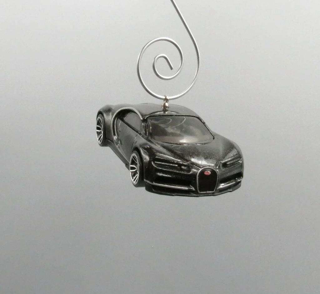 2016 Chiron Christmas Custom Car Ornament Adorno '16 Bugatti Gray Grey