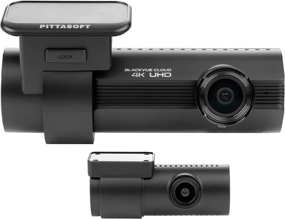 Front | Built-in 64GB LTE UHD Dash via Mode BlackVue 4K Sensor Plus 2 | Cam and STARVIS | Cloud Parking Wi-Fi, DR970X-2CH | Dashcam Rear Module CMOS GPS, and Mobile LTE Optional Hotspot