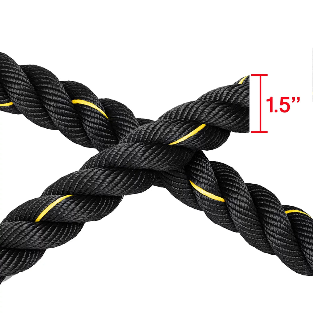 Total Strength Heavy Battle Length, 49.2ft Skipping Workouts Power Improve Rope Rope Workout Muscle Building Mens/ NK Ropes Body for Jump