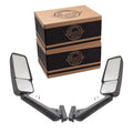2003-2009 Topkick Door Replacement Side View Set Brock Driver Compatible Manual with 25886110 and Truck Kodiak Passenger Mirrors