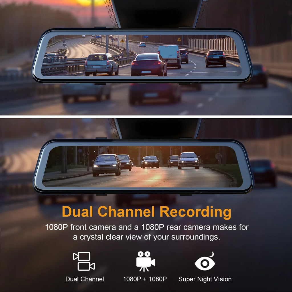 M2 Rexing with ADAS Dash Cam BSD Smart Mirror