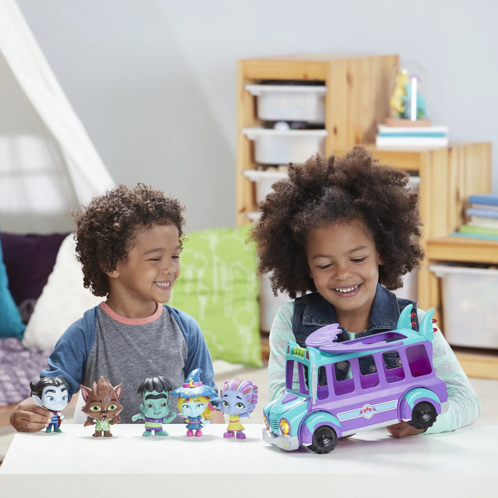 Toy and Netflix Up Monsters Lights, Sounds, Bus Super with Ages Monster and 3 GrrBus Music