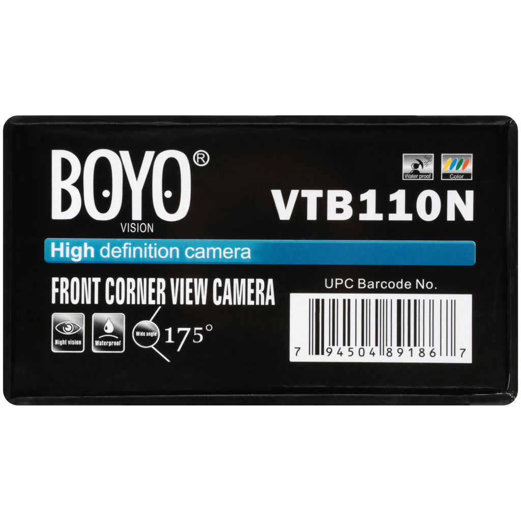 Front BOYO VTB110N Mount - Camera Corner-View Universal