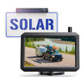 Solar Rear Cameras Camera Easy Installation with Wireless Supports Monitor, HD Backup View Systems 2 Backup Cars Kit Digital Panel