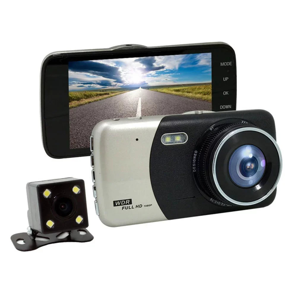 HD Recorder Wide Dashboard Rear,Driving Cam Dash Dash Camera and 170° with Dual Camera Vision Backup Mabozo Cam Front Angle Night Full
