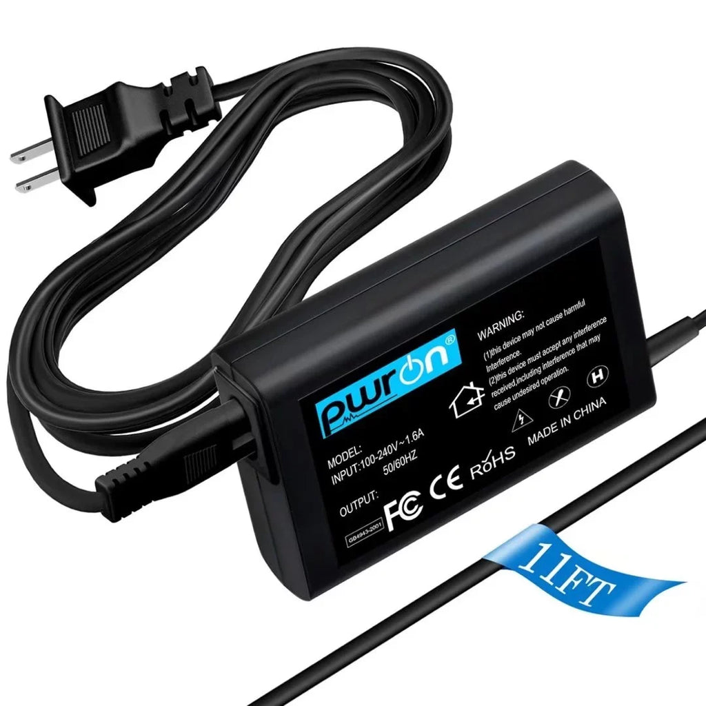 Speaker Power for SA-MT300 HT-MT300/B Active PwrON SAMT300 Soundbar Cord Compatible Sony Supply 2.1 Replacement AC/DC Compact Channel Adapter System HT-MT300/W HT-MT300