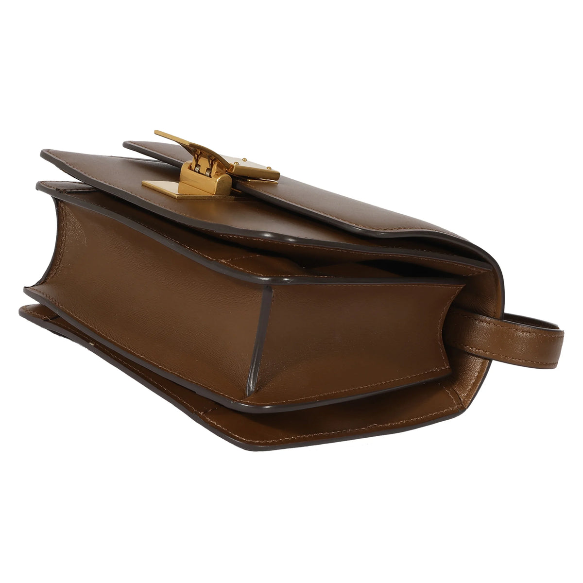 Bag Box Brown Leather Smooth Small Celine Pre-Owned