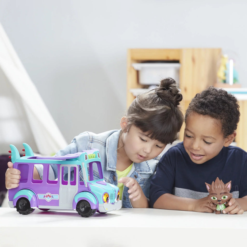 Toy and Netflix Up Monsters Lights, Sounds, Bus Super with Ages Monster and 3 GrrBus Music