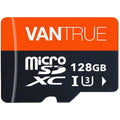 4K UHD UHS-I 10 Class MicroSDXC SD Card V30 (128GB) Vantrue U3