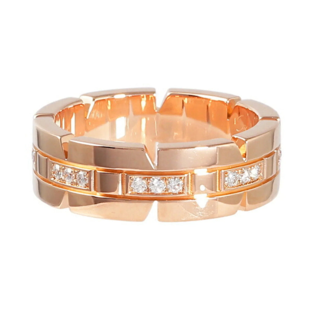 gold pink K18PG Cartier Tank Française Pre-Owned (Good) ring