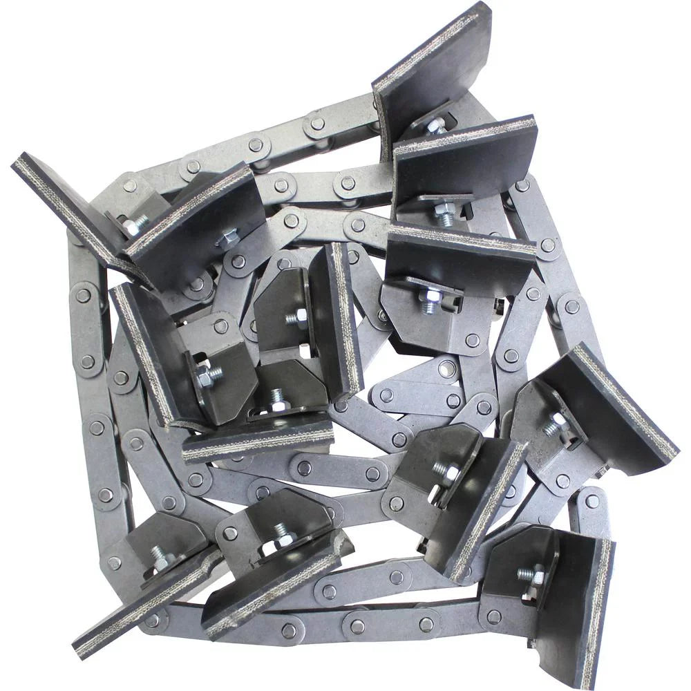 Elevator Grain Chain, Rubber AMAXE47615 Paddles Return RAParts