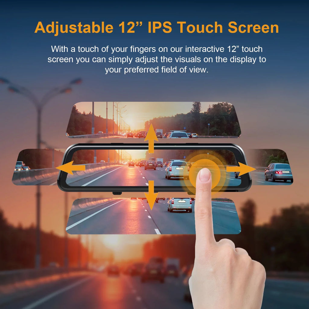 M2 Rexing with ADAS Dash Cam BSD Smart Mirror