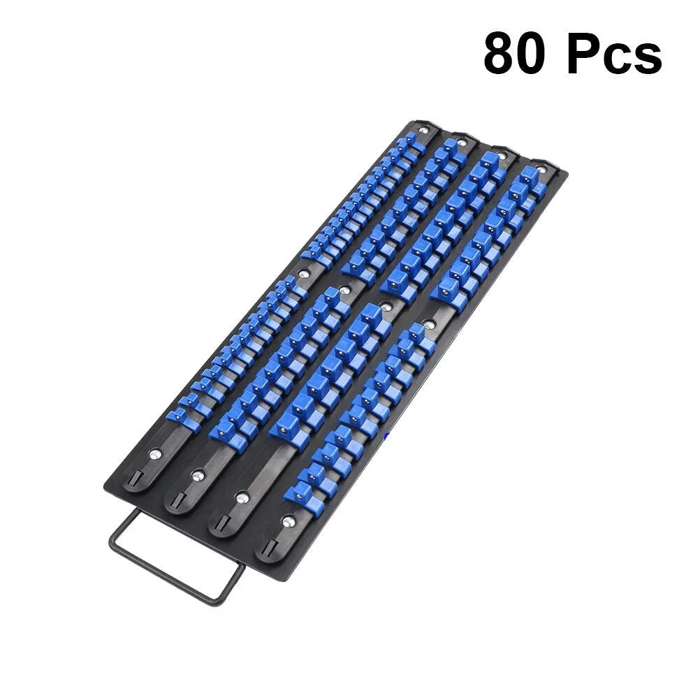 Socket Sliding 80 Organize Industrial Rack ABS Storage Mountable Wrench Socket HEMOTON Rail Holder