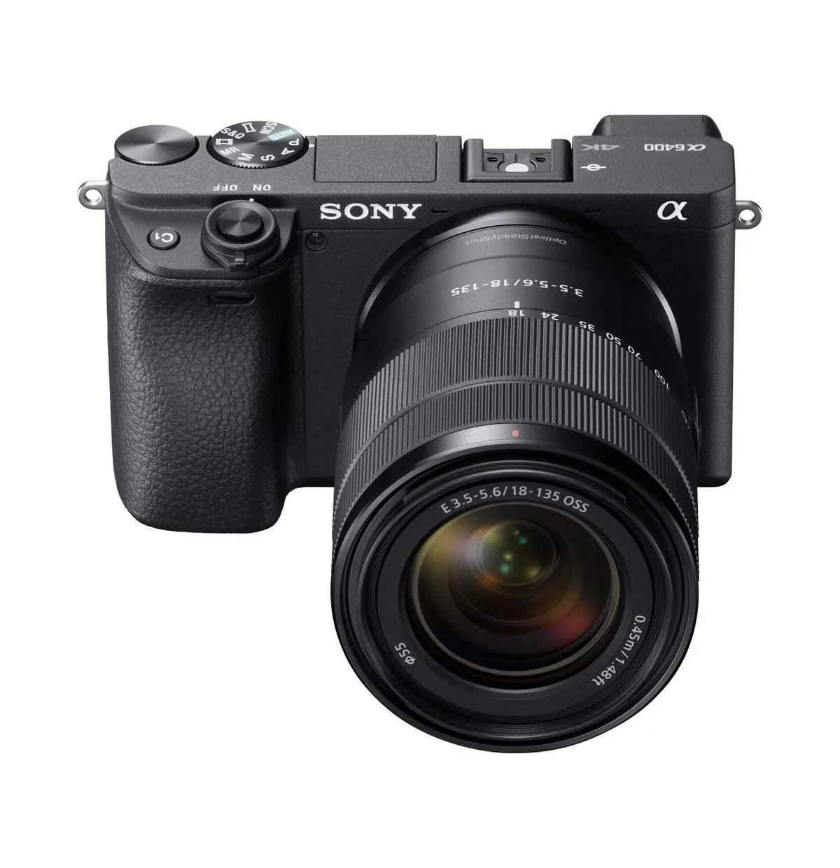 '- Mount E - 18-135mm Sony Restored & Cameras Compatible Mirrorless Camera Alpha (Refurbished) a6400 ILCE-6400M/B Lens
