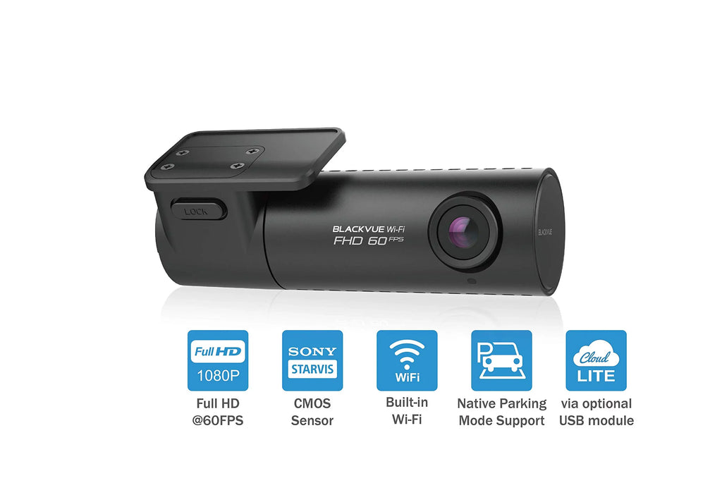 BlackVue Dashcam 32GB microSD with Full Support Card Mode HD | Parking DR590X-1CH | Wi-Fi