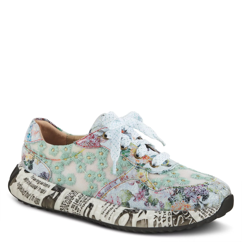 / Daisymae US Step Women's L'Artiste Fashion Spring Sneaker 10.5-11 Beige EU 42 Multi