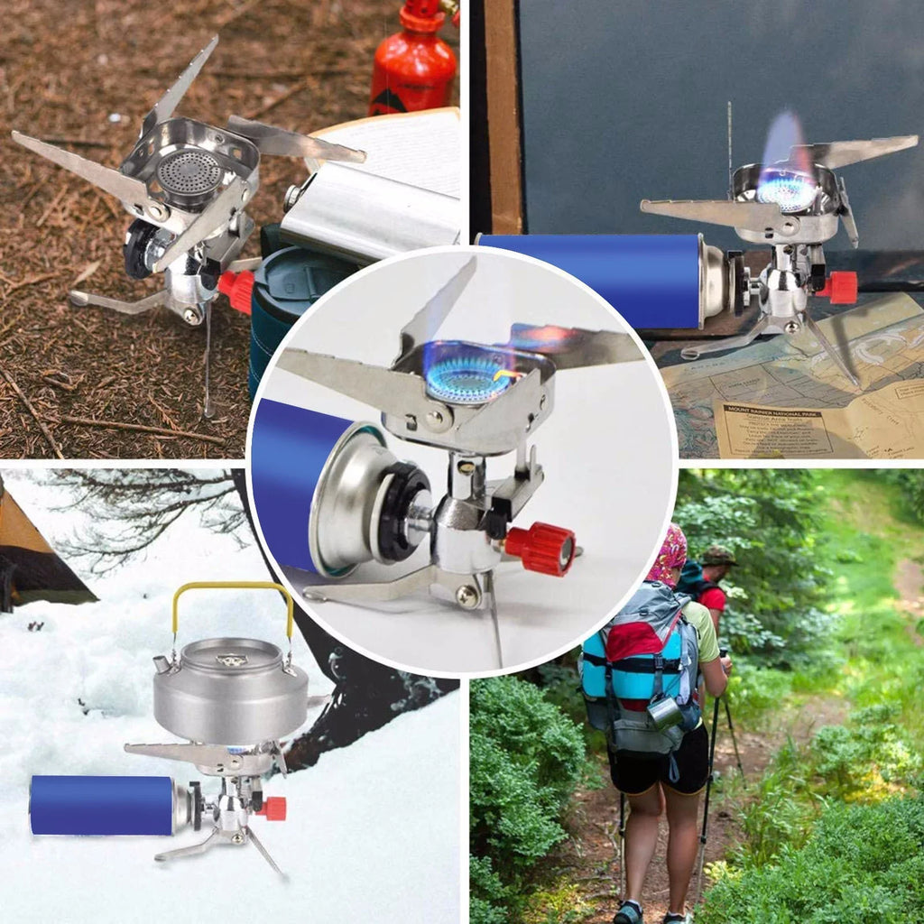 Cooking On Camp 4000w Mini Outdoor Camping Burner Picnic Stove Sale Tool Foldable Gas Clearance