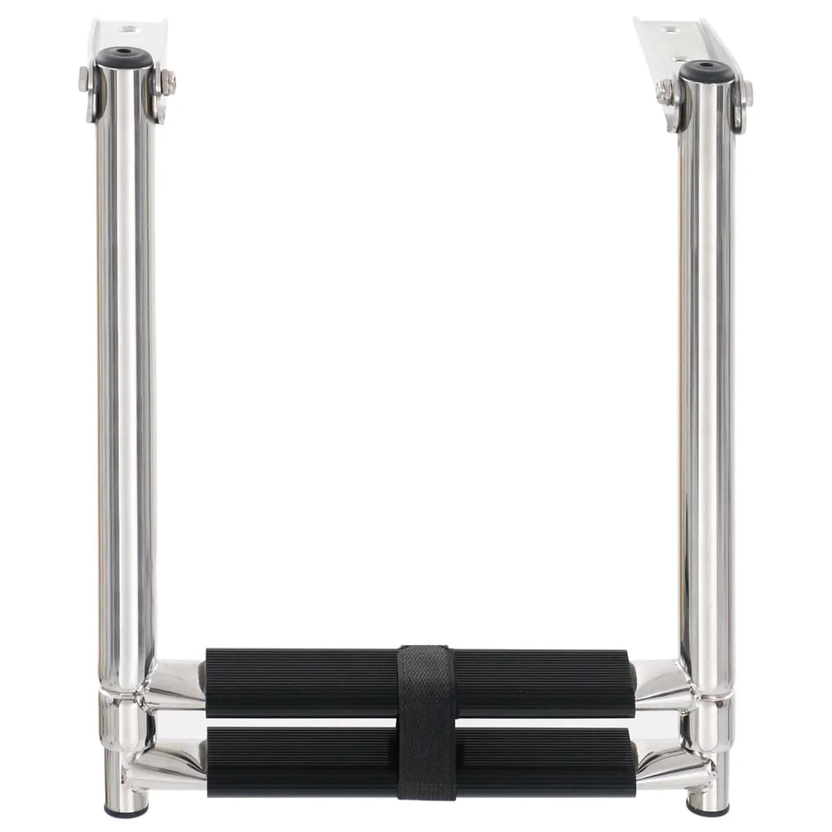 Stainless 2-step Boarding Carevas Folding Steel Ladder