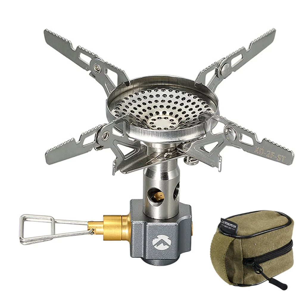 Gas Stove Backpacking Stove Camping Camping Efficient 3300W Stove Split High CAMPINGMOON