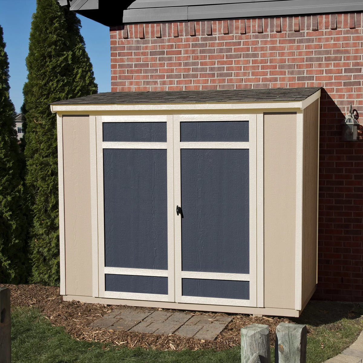 Shed 4 ft. ft. Home 8 Fremont Lean-To Storage Handy Products x