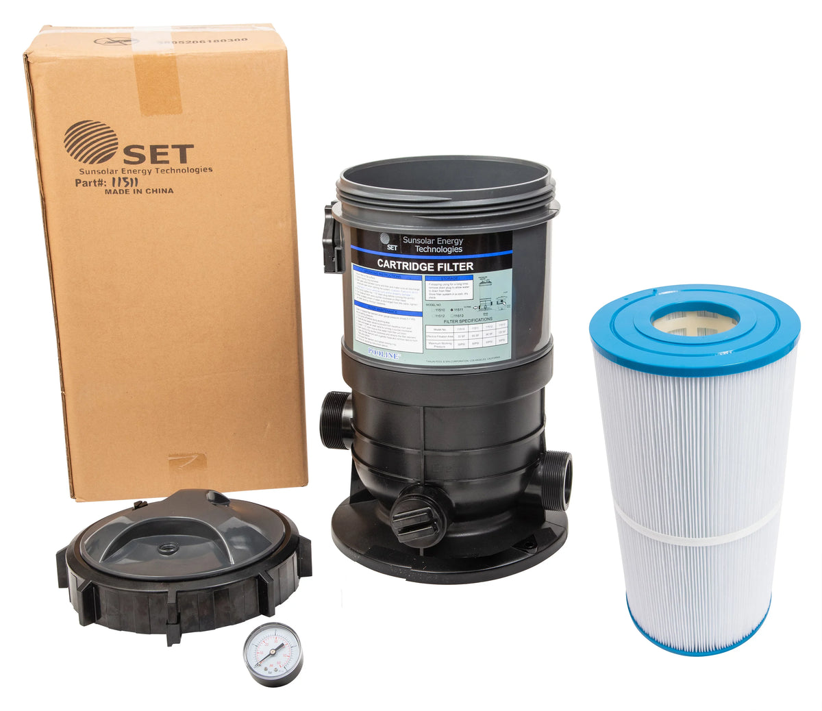 Gauge with Cartridge Filter System Swimming Pools for Pressure 60SF