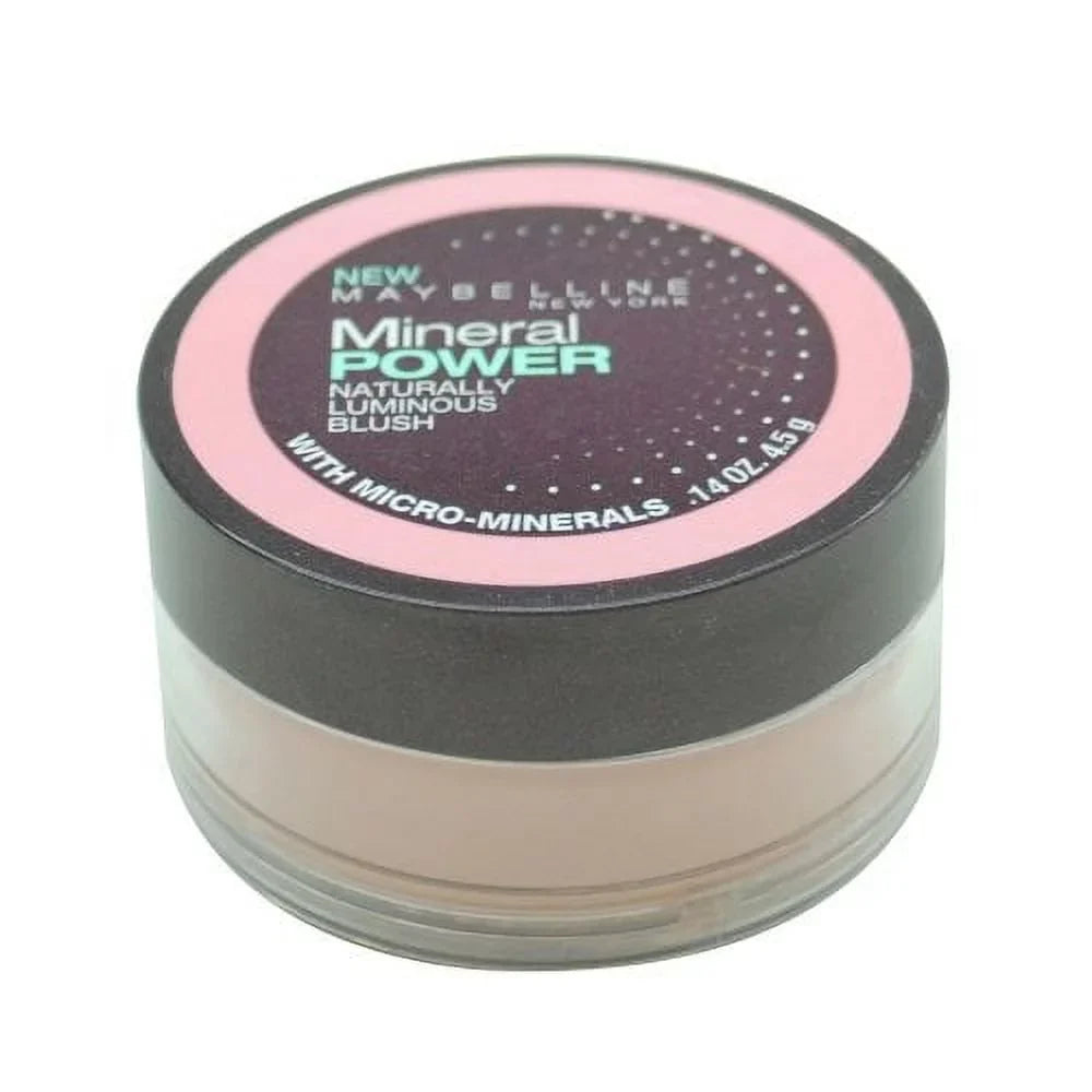 Maybelline Mineral Soft Mauve .14 Luminous Each Blush Oz, Naturally Power 1