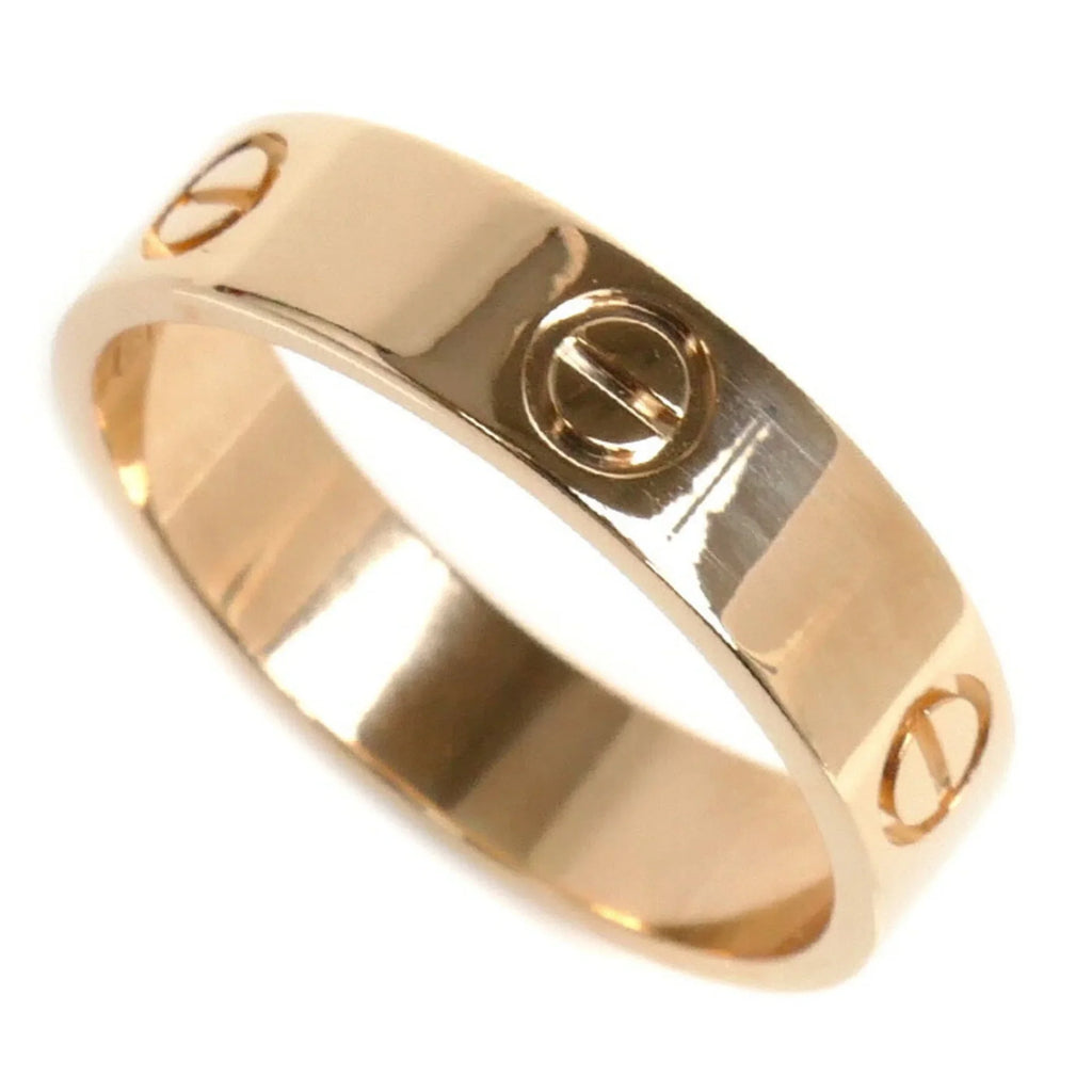 (Good) Pre-Owned 23.5 7.0g B4084864 Pink Size CARTIER Ring Love 64 Gold Men's K18PG