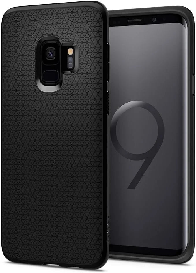 Armor S9 (2018) - Galaxy Samsung Spigen Case Matte Designed Liquid Black Air for
